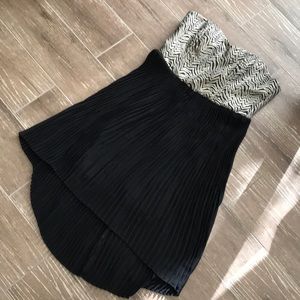 Sparkle & Fade Urban Outfitters strapless dress